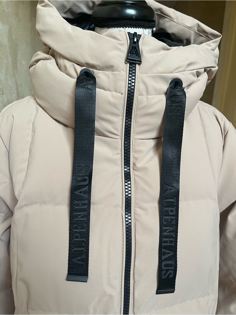 Alpenhaus CLUZE Mid-Length Puffer With Square Quilting Stone Sz L - Picture 6 of 16